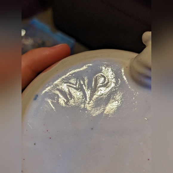 Vintage Ceramic Glazed Piggy Bank w/Cork Nose - Picture 9 of 9